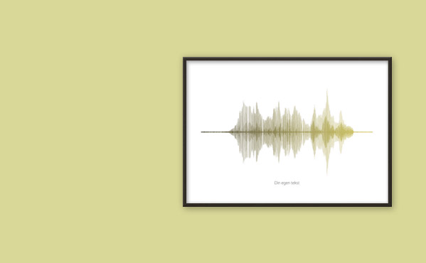Plakat med din egen lyd