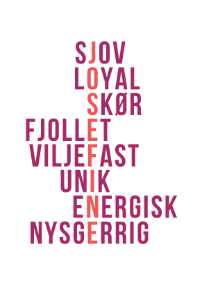 krydsordsplakat med dit eget navn