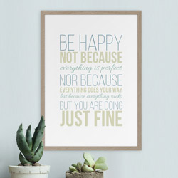 Tekstplakat med sjovt citat