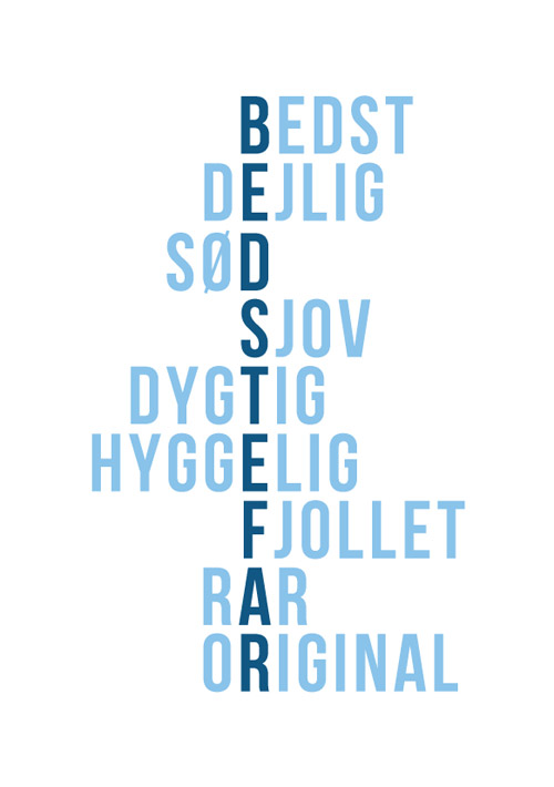 Personlig krydsordsplakat som gaveidé