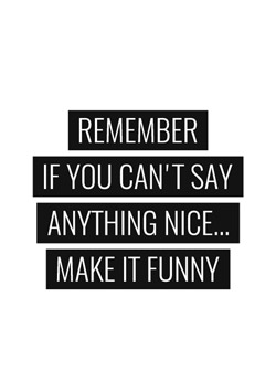 Labelplakat med sjovt citat