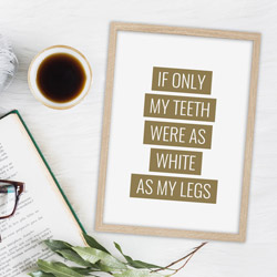 Labelplakat med dit eget sjove citat på