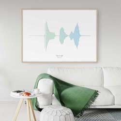 Personlig lydplakat til far