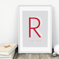 Navneplakat til børneværelset